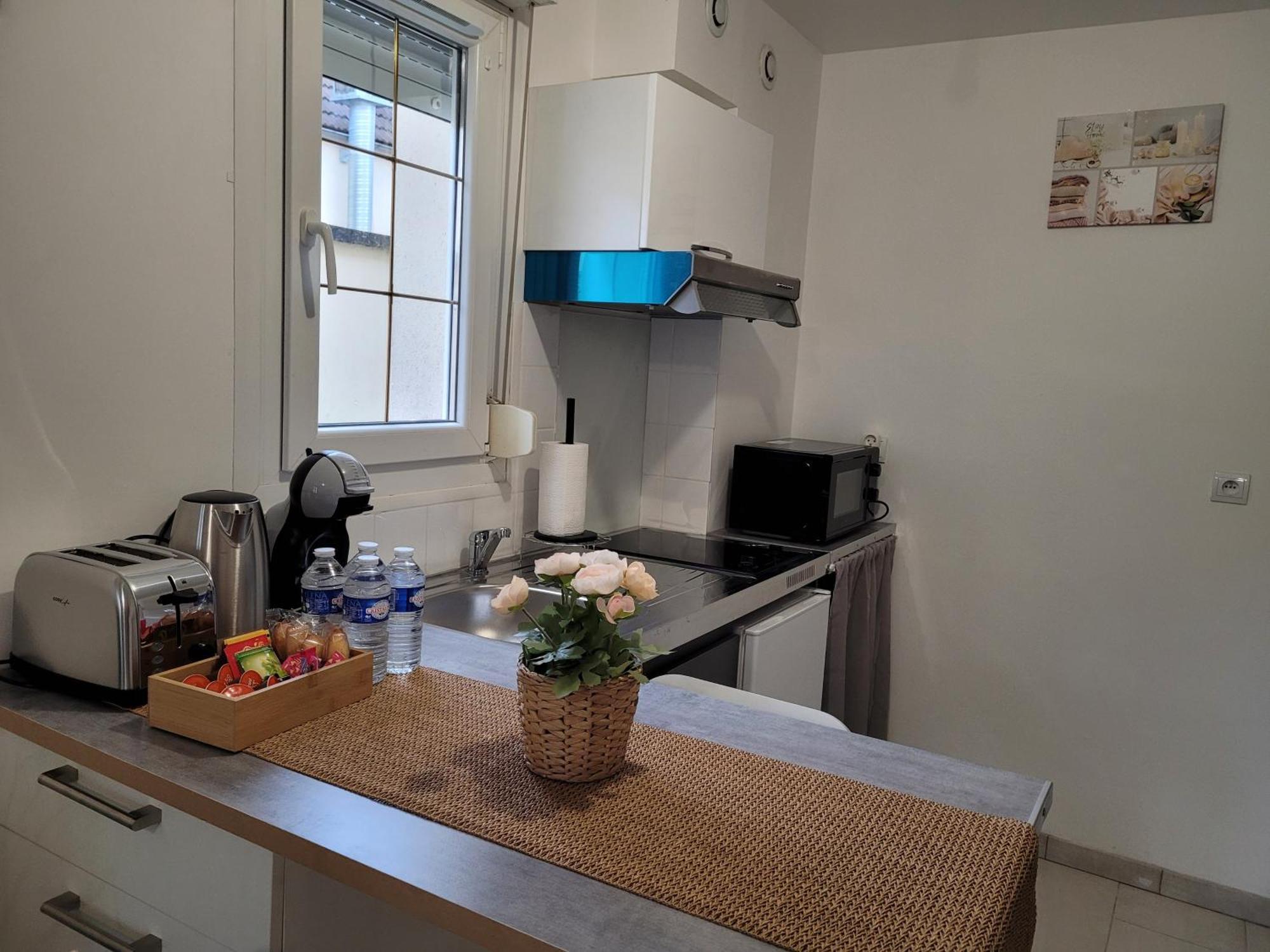 Cocooning House 204 Suite Green- Superb Studio Aeroport Paris Roissy Cdg, Parc Asterix, Chateau De Chantilly, Stade De France Сюрвилье Экстерьер фото
